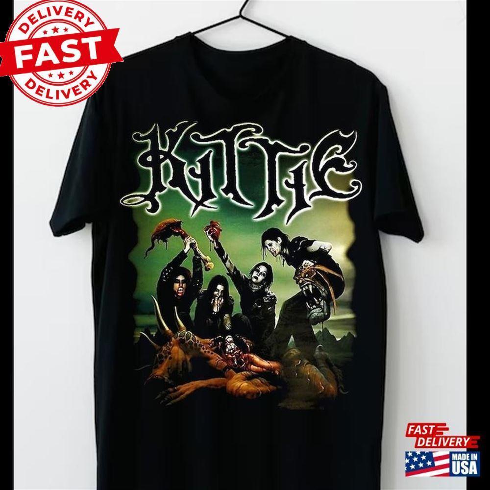 Kittie Band Album Heavy Cotton Black All Size Men Women Unisex Shirt  Classic